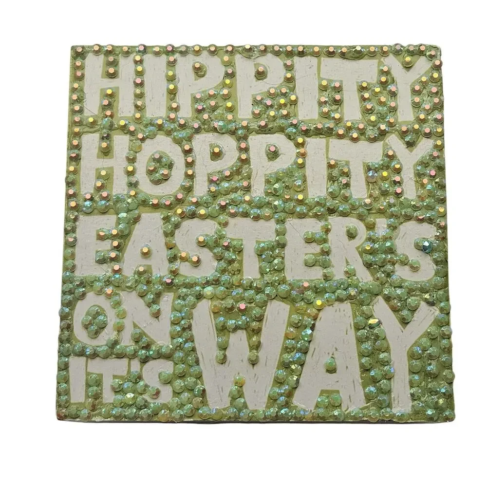 Hippity Hoppity Easters on its Way Spring Easter Decor
